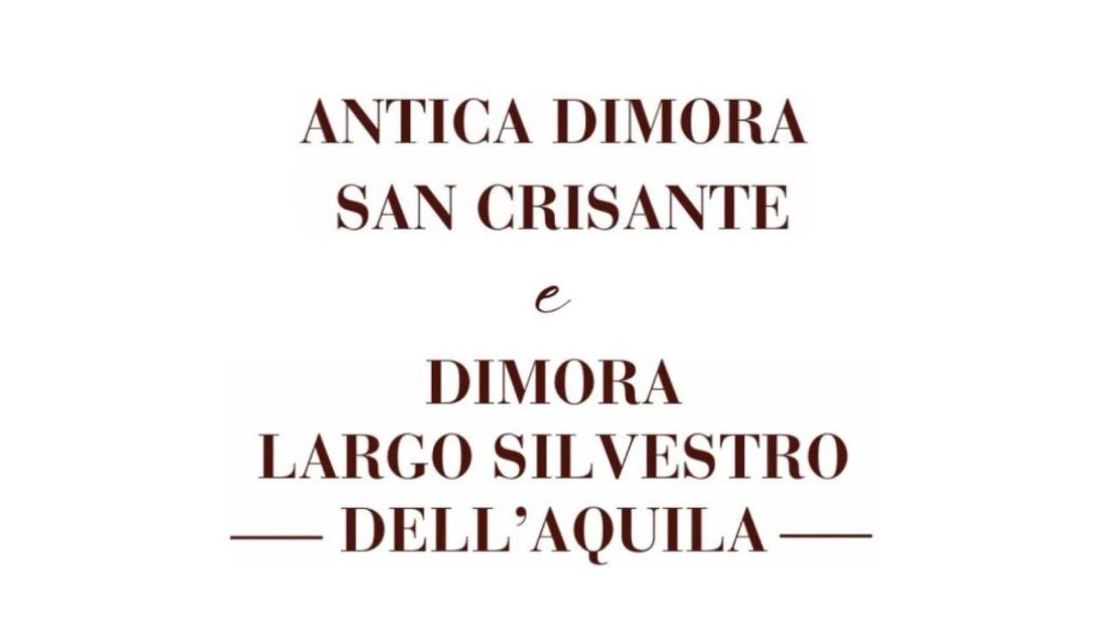 라킬라 Antica Dimora San Crisante - Centro Storico 아파트 외부 사진